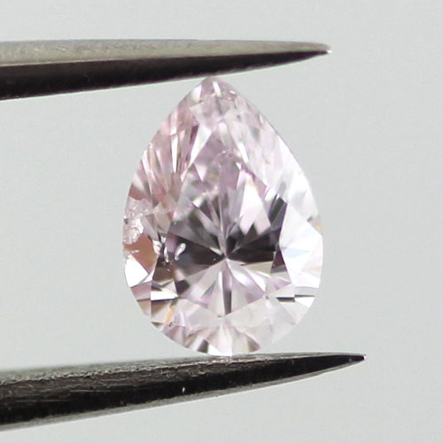 Light Pink Diamond, Pear, 0.24 carat - B