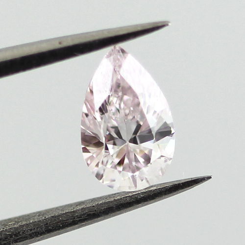Light Pink Diamond, Pear, 0.30 carat - B