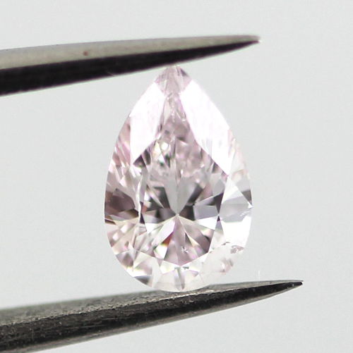 Light Pink Diamond, Pear, 0.30 carat