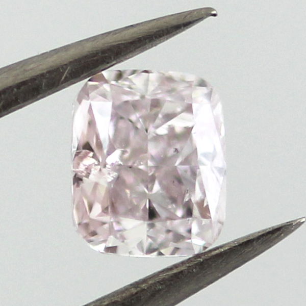 Light Pink Diamond, Cushion, 0.43 carat
