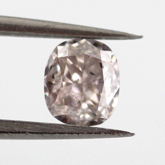 Light Pinkish Brown Diamond, Cushion, 0.53 carat, SI2 - B