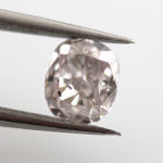 Light Pinkish Brown Diamond, Cushion, 0.53 carat, SI2 - Thumbnail