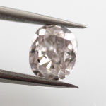 Light Pinkish Brown, 0.53 carat, SI2