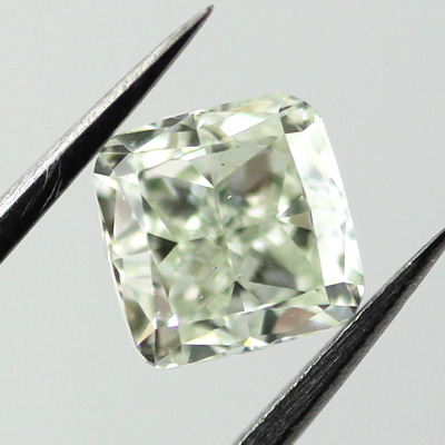 Light Yellow Green, 1.09 carat, SI1