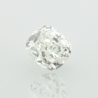 Very Light Blue Diamond, Cushion, 0.64 carat, SI2
