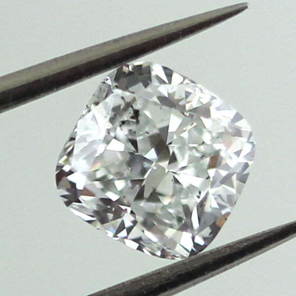 Very Light Blue Diamond, Cushion, 1.00 carat, SI2 - B