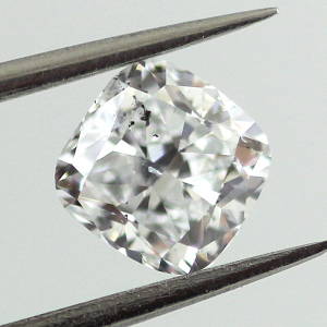 Very Light Blue Diamond, Cushion, 1.00 carat, SI2 - Thumbnail