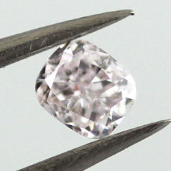 Very Light Pink Diamond, Cushion, 0.30 carat, SI2 - Thumbnail