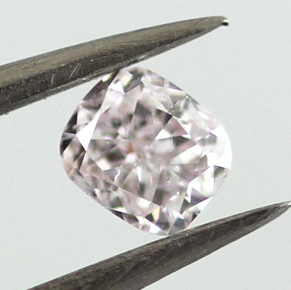 Very Light Pink Diamond, Cushion, 0.30 carat, SI2