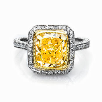 Vintage Y-Z Diamond Engagement Ring, 4.81 ctw