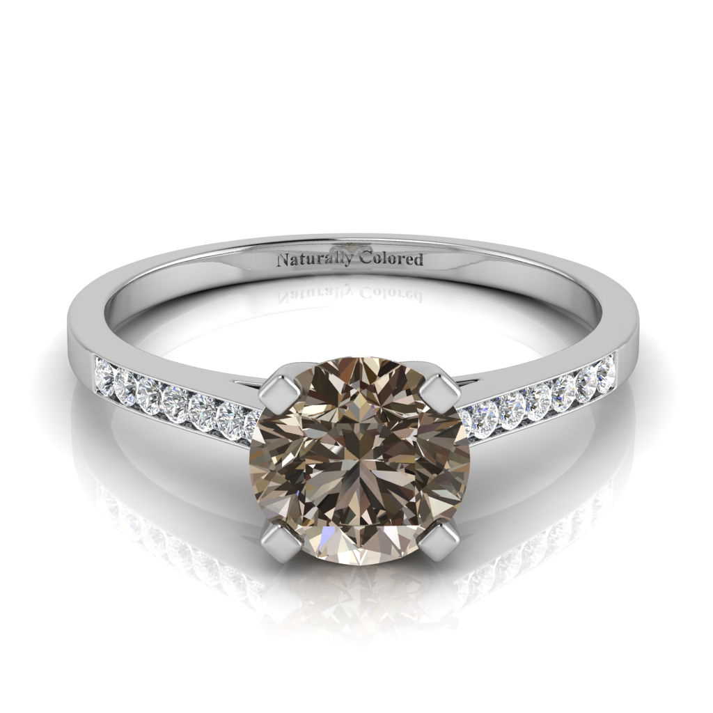 Champagne Diamonds & Brown Diamonds Naturally Colored