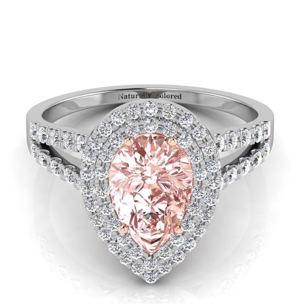 Pink Diamond Engagement Ring