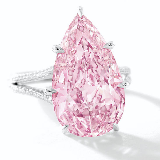 8.41 carat Vivid Purple Pink Diamond